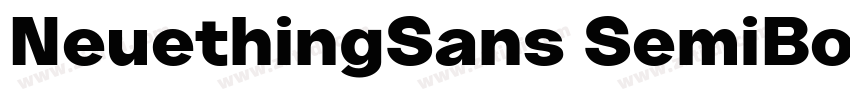 NeuethingSans SemiBo字体转换 NeuethingSans SemiBo字体转换